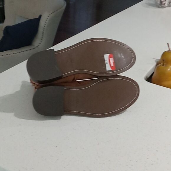 Sam Edelman Nolynn saddle brown suede buckled 1 1/4" heel bootie. Size 5 NWT - Picture 8 of 9